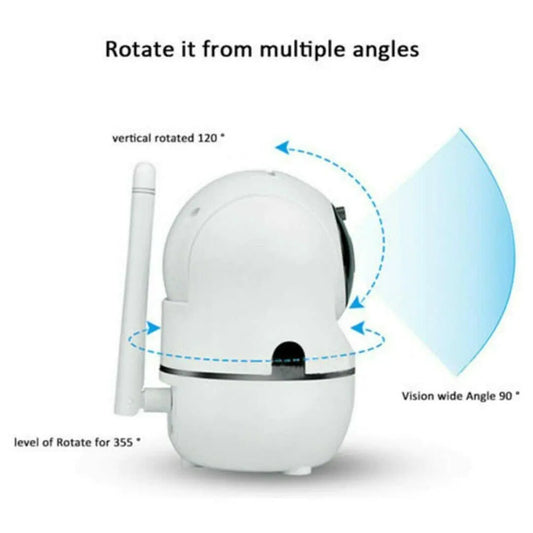 1080P WiFi Home Security Camera – Night Vision for Baby & Pet Monitoring